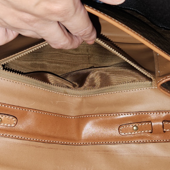 Authentic CELINE Macadam Convertible Shoulder Bag Clutch Purse EUC - Picture 12 of 17